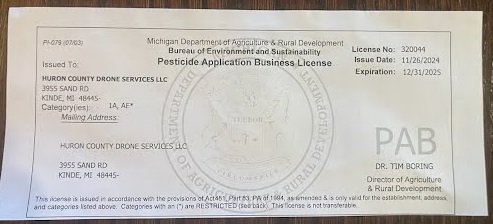 Huron County Agricultural Drone Service | Over seeding and Spraying | Michigan Huron County Agricultural Drone Service | Over seeding and Spraying | Michigan